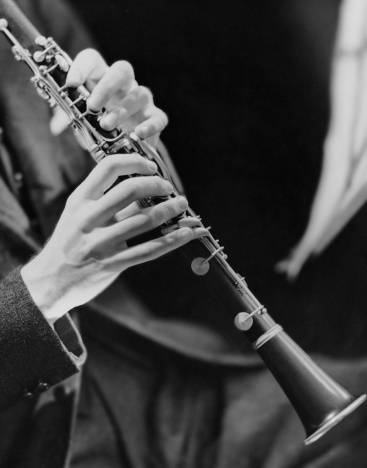 Man playing clarinet